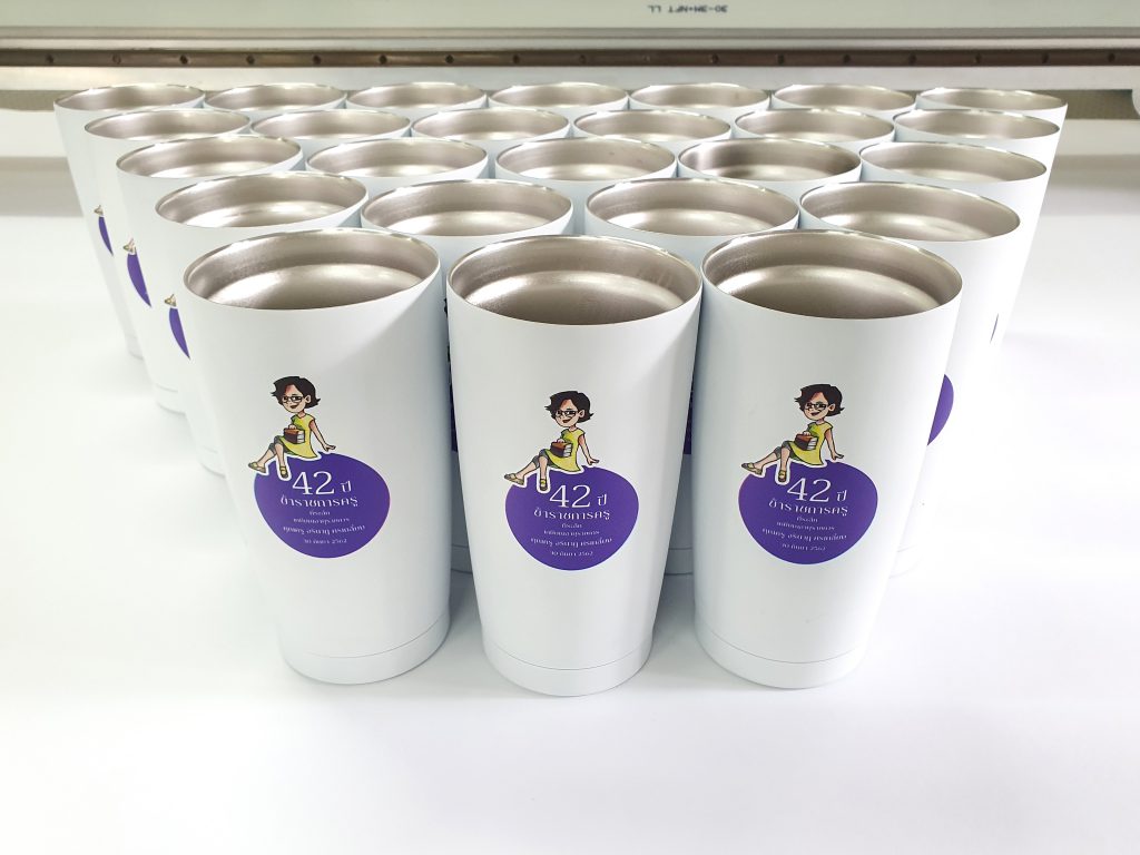 พิมพ์แก้วเก็บความเย็น 20 oz ภาพการ์ตูน