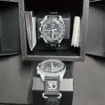 พิมพ์ UV โลโก้ Fuji บนสายนาฬิกา Omega x Swatch โดย thaiuvprint